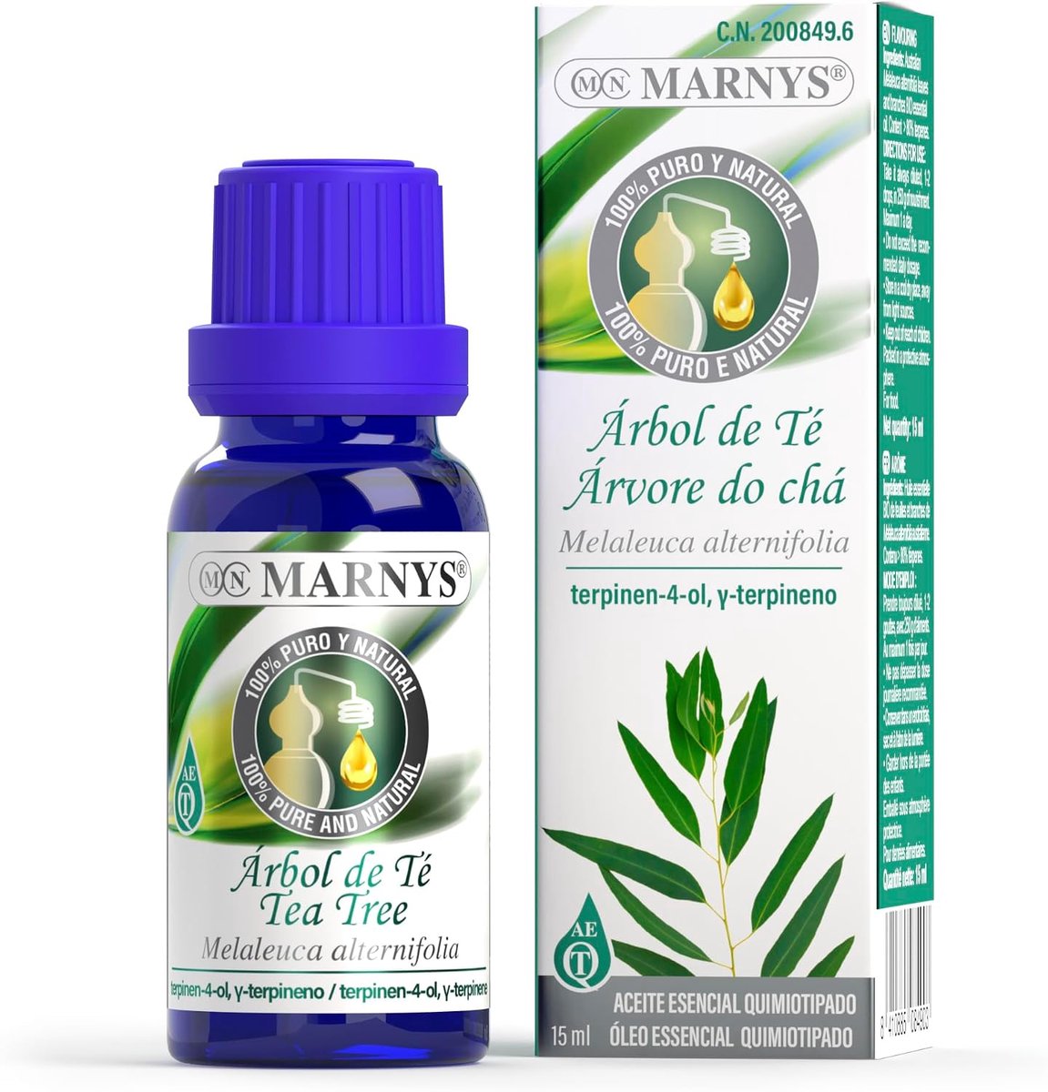Tea tree olie 15ml - 100% puur en natuurlijk - verfrissende geur - ideaal voor ontspanning - ShopVlot