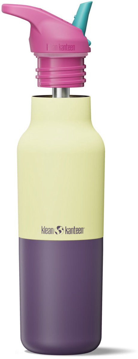 Klean Kanteen Rise Classic Insulated 473ml - Kaleidoscope Limited Wax Yellow Kaleidoscope- Special Edition Drinkfles – foto 6