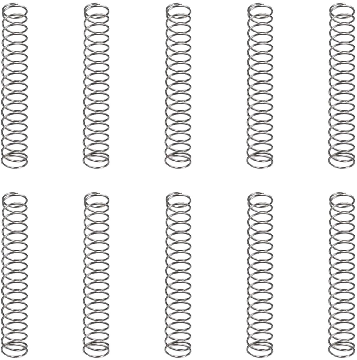 Compressieveer 0,5 x 6 x 40 mm - Staal - Duurzaam en robuust - Geschikt voor machines - ShopVlot