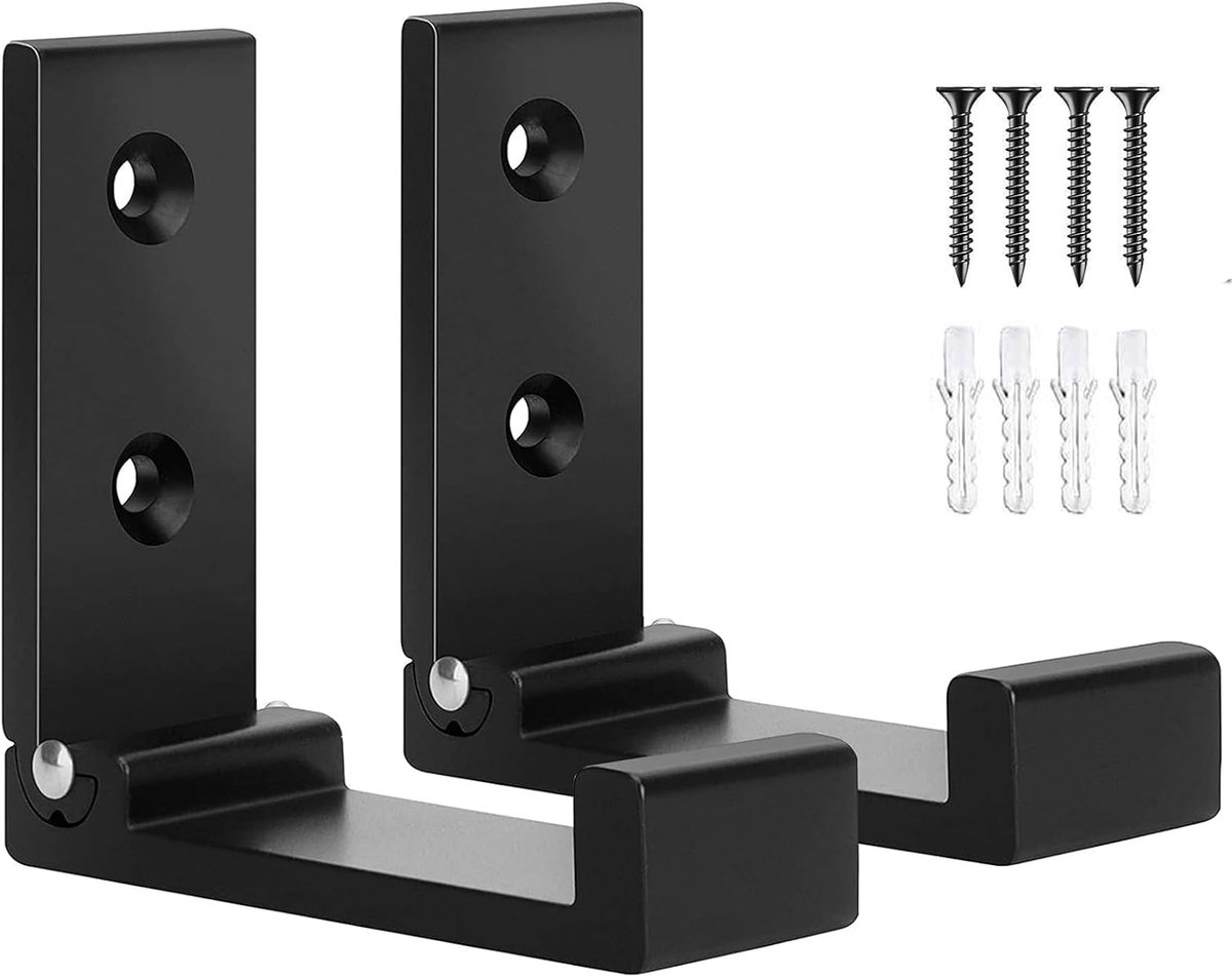 Vouwbare wandhaken - Aluminium - Ruimtebesparend - Voor jassen en tassen - ShopVlot