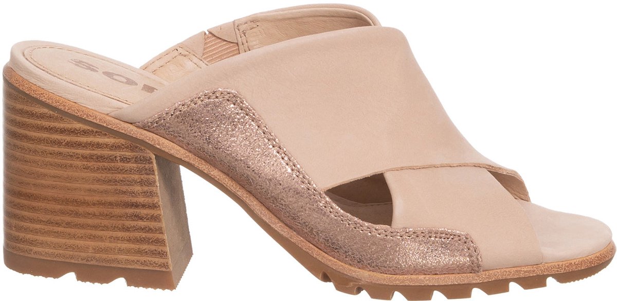 Sorel Nadia Mule natuurlijk bruin natuurlijk leer - 38