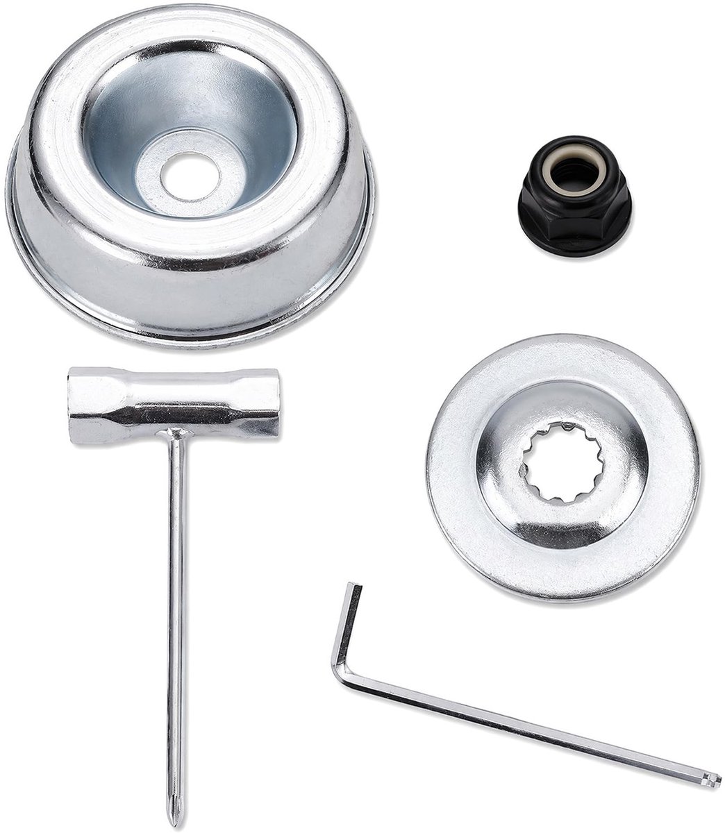 Adapterset voor trimmer met 5 onderdelen inclusief gereedschap