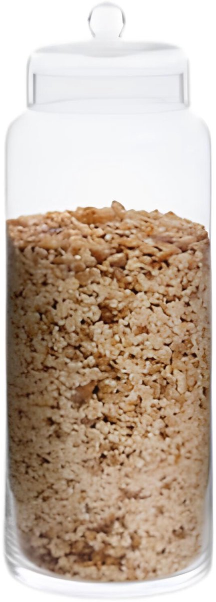 5Five luxe voorraadpot Candymaster - snoeppot - glas - met deksel - 3.3 liter - voorraadpot - bewaarpot - 13 x 35 cm