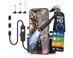 Strex Endoscoop Inspectiecamera 2M - IP67 Waterdicht - LED Verlichting - Endoscoop Camera - Inspectie Camera - Rioolcamera