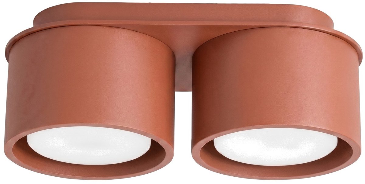 Sollux Lighting Plafondlamp MODO - Gx53 - rode oker - aluminium - 21x10x8cm