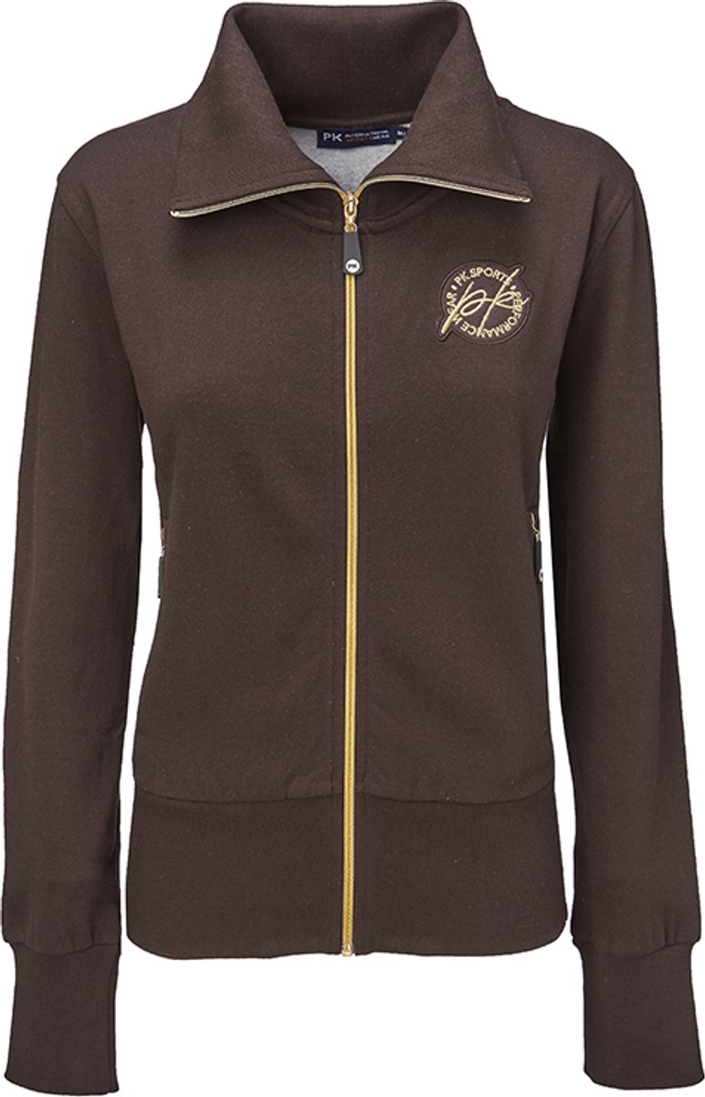 PK International - Nova - Fleece jas - Jas - Vest - Hoge kraag - Ritszakken - Onyx - Zwart - M/38