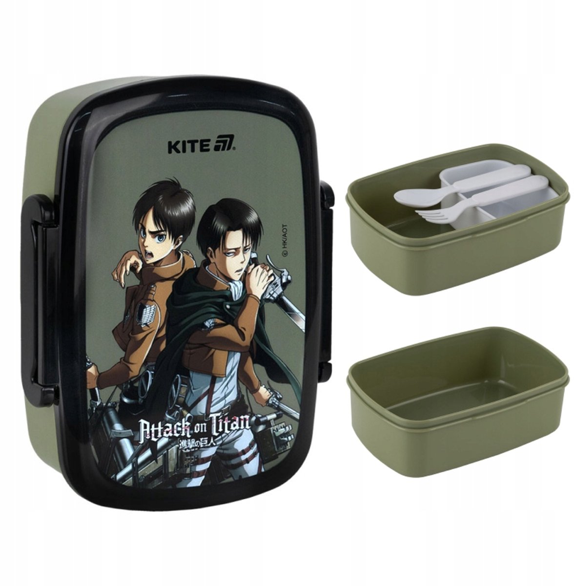 Kite Attack on Titan Lunchbox met Bestek - 750 ml