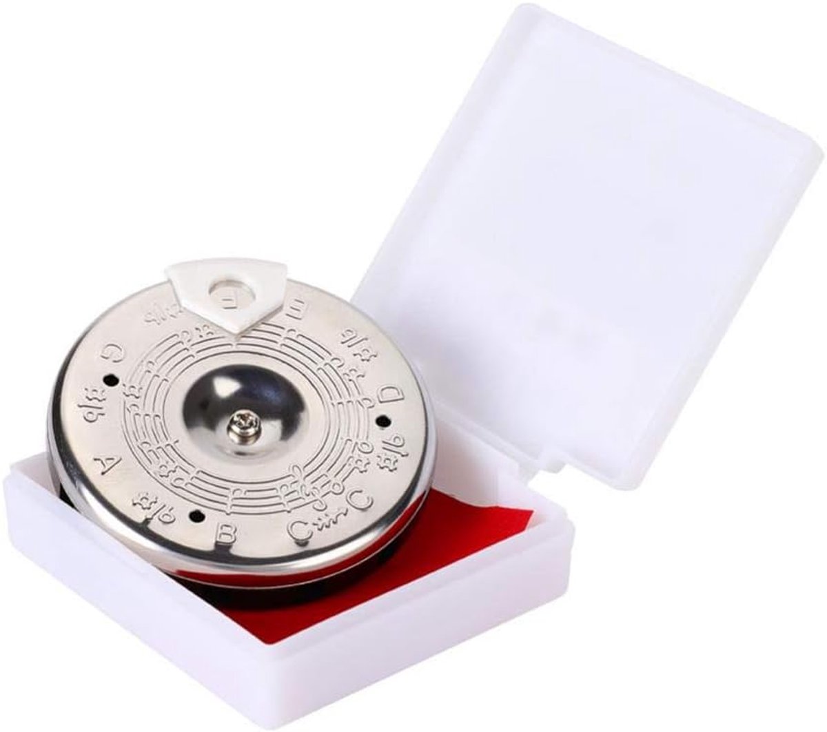 Pitch Pipe Tuner, Sensitive Pitch Pipe Chromatic Tuner for Gitarre, Bass, Violine, Ukulele - ShopVlot