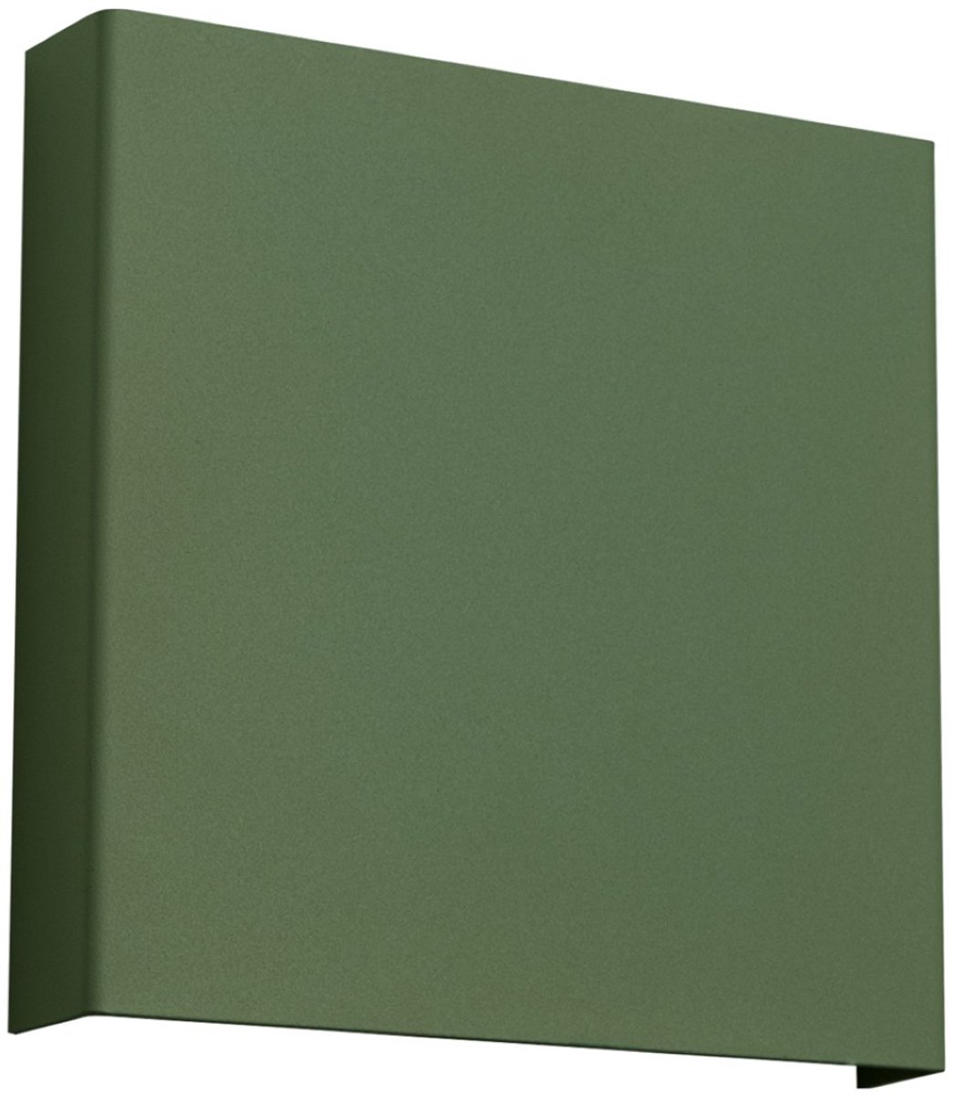 Sollux Lighting Wandlamp VANTA - G9 - olijfgroen - staal - 15x2.4x15cm
