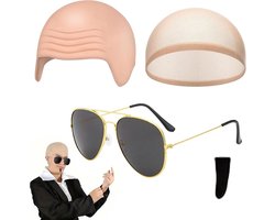 VPB Fancy Dress Costume Set - Bare Cap, Black Sunglasses and Soul Patch - ShopVlot