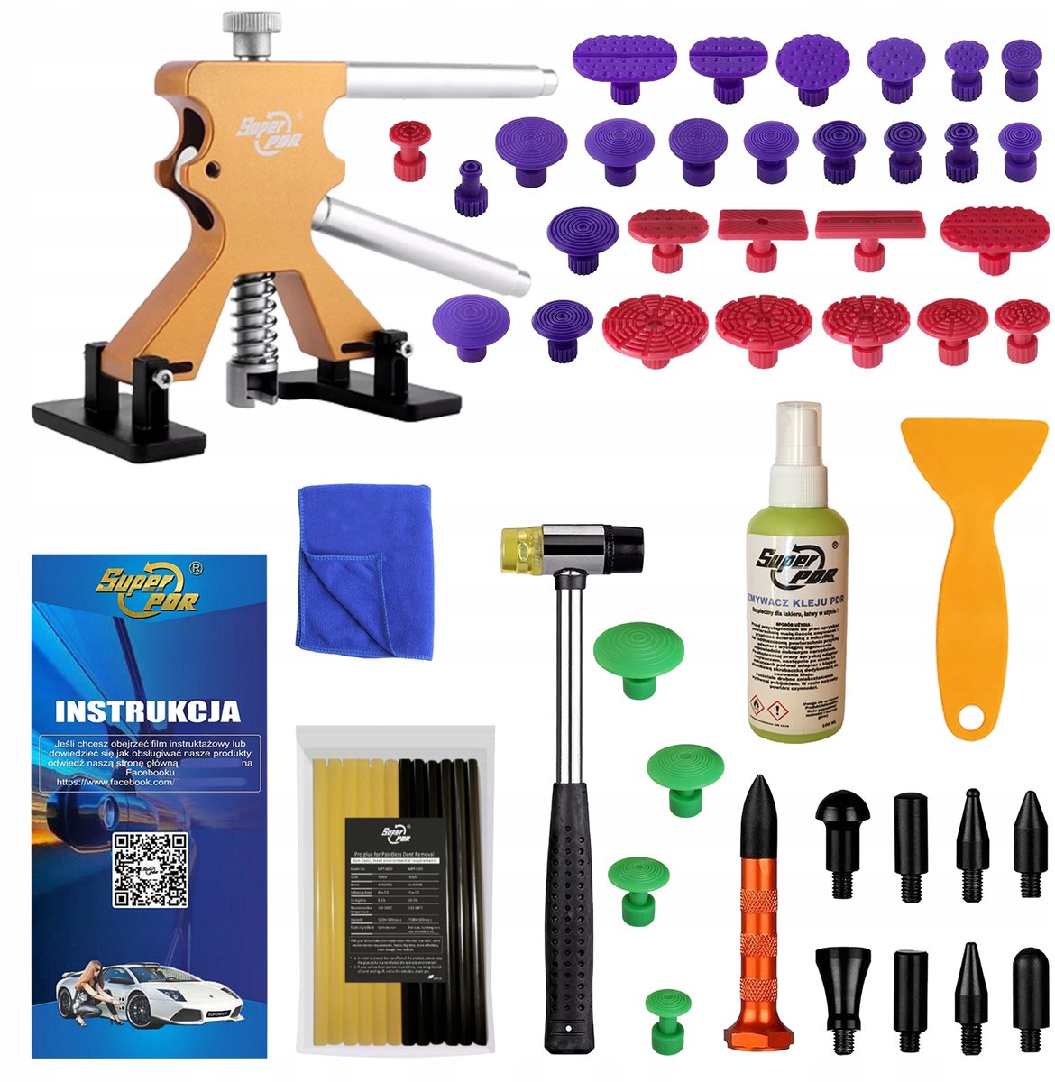Reparatieset Deuk Verwijderen Auto - Professioneel Gereedschap