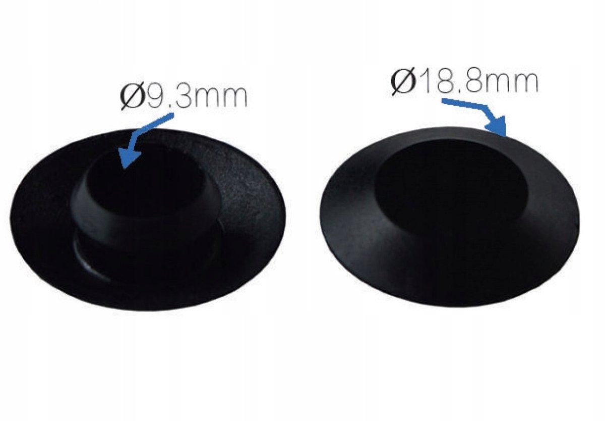 50x Universele Plastic Gatdopjes - Reparatie & Afwerking
