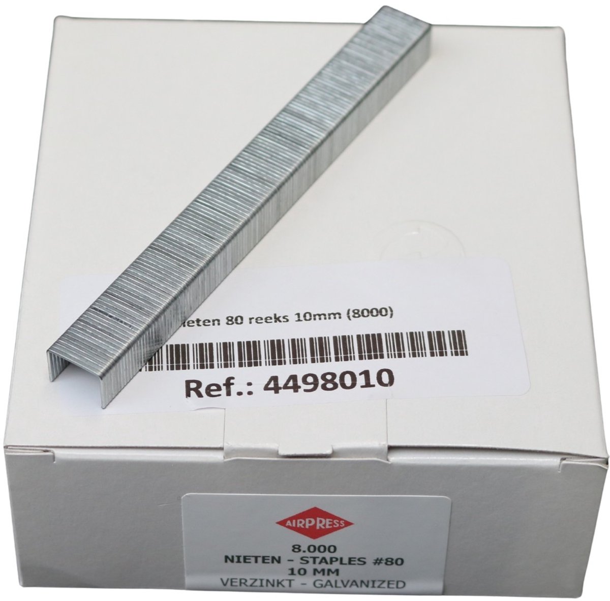 Nieten type 80 10 mm 10000 stuks