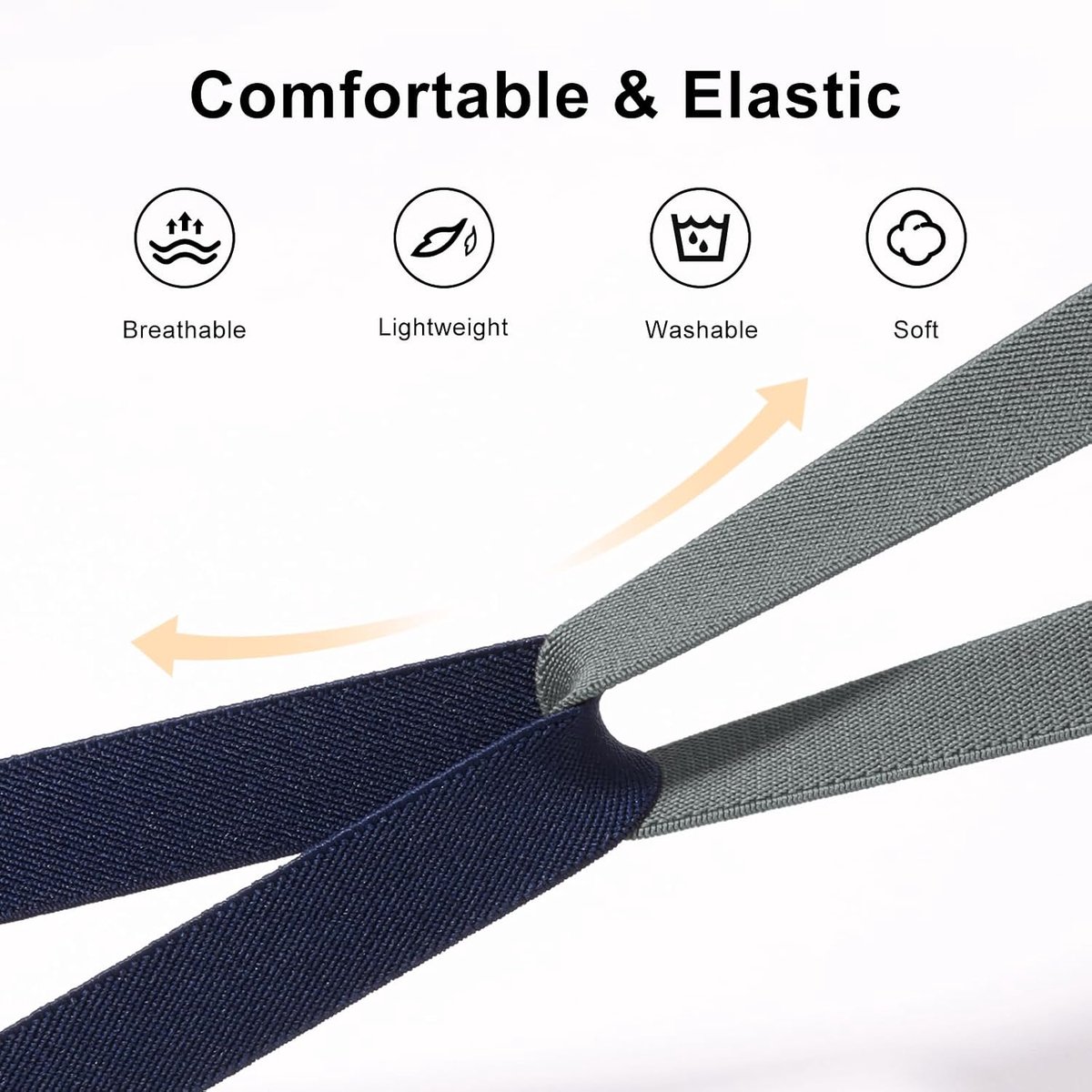 BALALA Ankle/Arm Wristband, Stretch Sports Watch Band for Men and Women, Band Width 18mm, 20mm, 22mm - ShopVlot