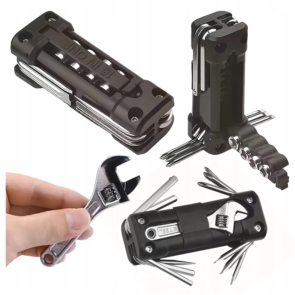 Multitool Fietsreparatie Set 13-in-1 Compact Gereedschap