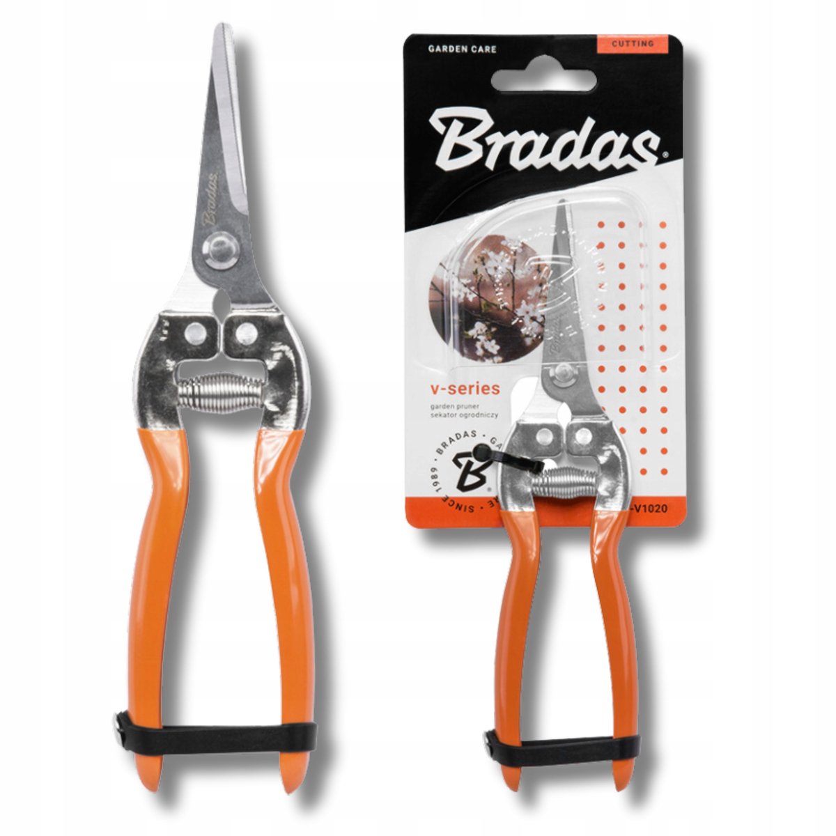 Bradas V-SERIES-P Snoeischaar: Roestvrij Staal, 6mm Snijdiameter