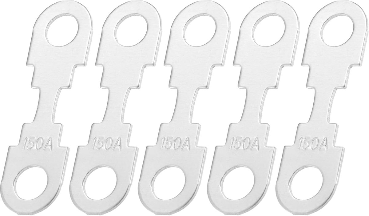 A ABSOPRO 5Pcs 150A 12V High Current Strip Fuses for Car Audio Fuse Holder - ShopVlot