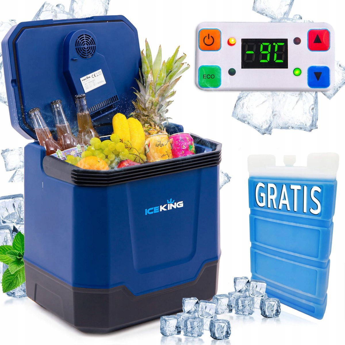 Merkloze 35L Koel- en Verwarmingsbox met Bluetooth Speaker & USB
