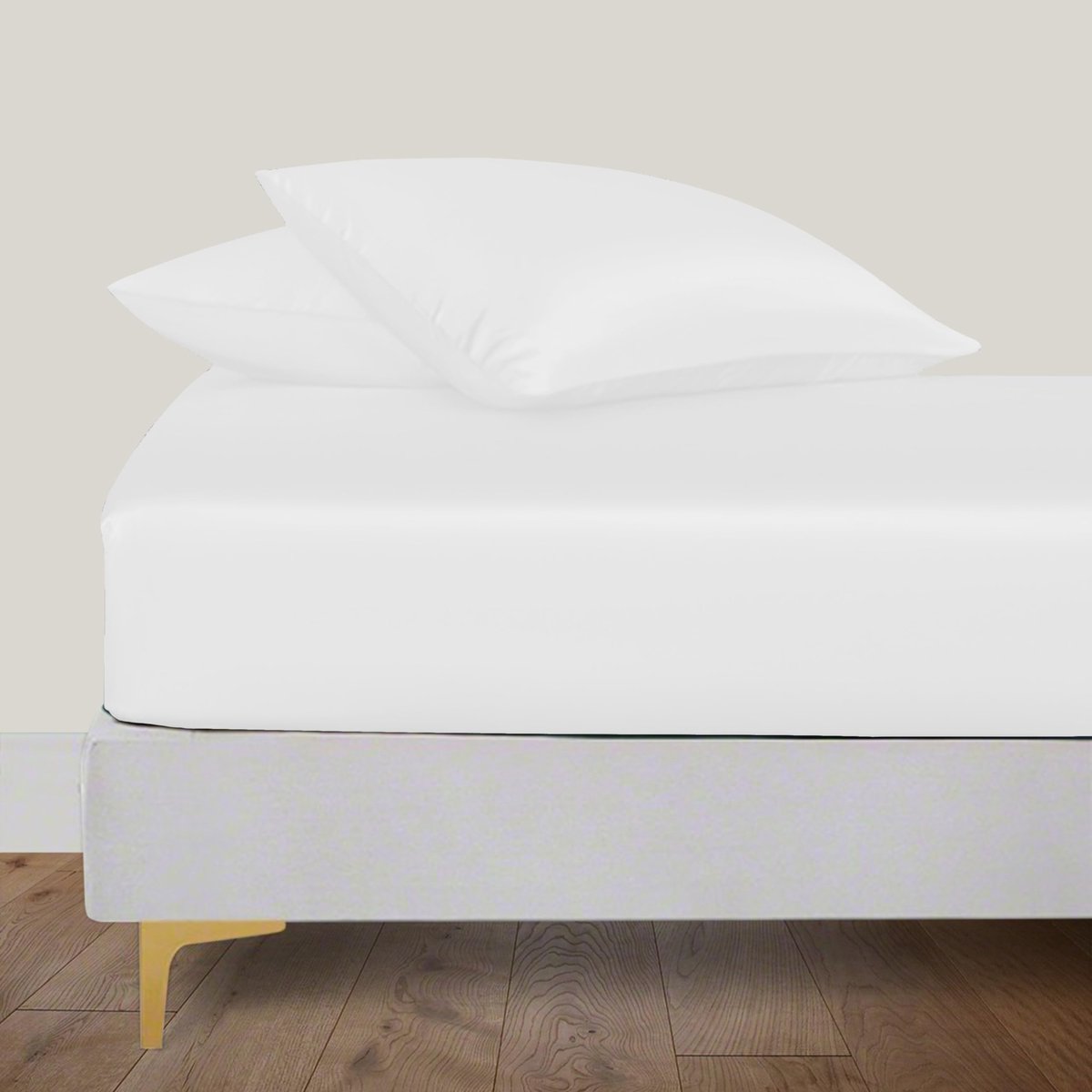Hoeslaken tweepersoons 122 x 190 cm - 100% biologisch bamboe - zacht en verkoelend - hypoallergeen beddengoed - ShopVlot