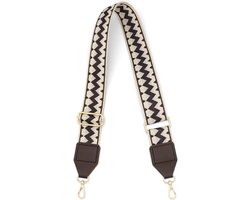 HNOOM Bag Strap Wide 5 cm Shoulder Strap for Bags, Multi-Coloured Wide Bag Strap, Shoulder Strap for Women and Men - ShopVlot