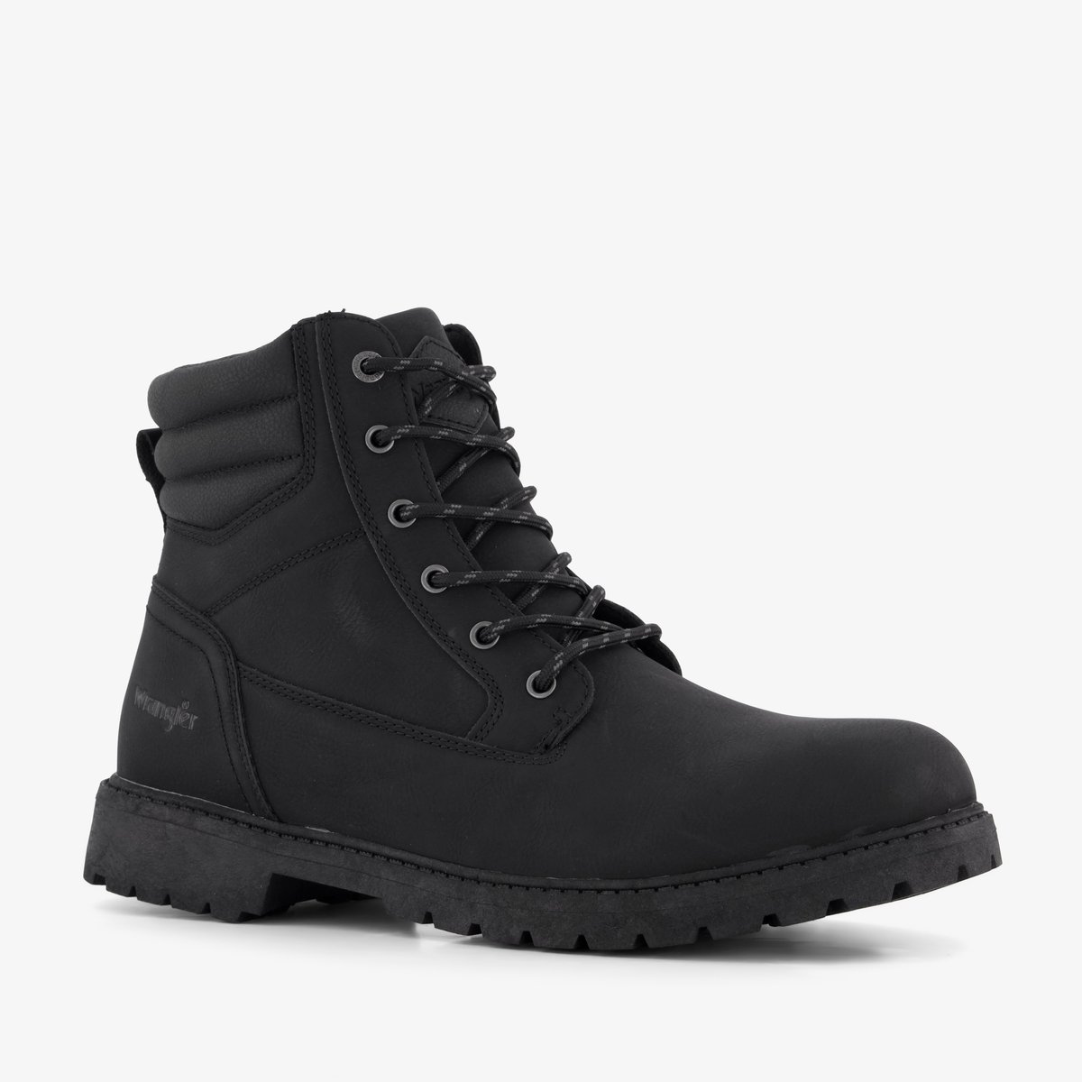 Wrangler heren boots zwart - Maat 42 - Uitneembare zool