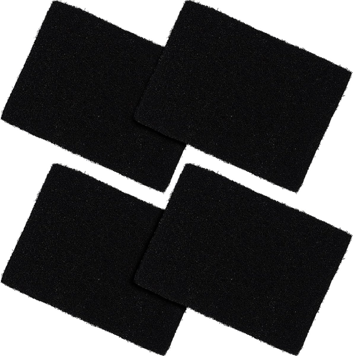 LAOSEP Pack of 4 Activated Carbon Filters for Kitchen Waste Composter Odour Filter Biometer Black 7 x 7 x 9.5 cm 0.01 - ShopVlot