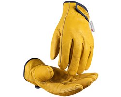 toolant Winter Leather Work Gloves, Warm 3M Thinsulate Lining for Cold Weather Work, 100% Full Grain Cowhide Leather - ShopVlot
