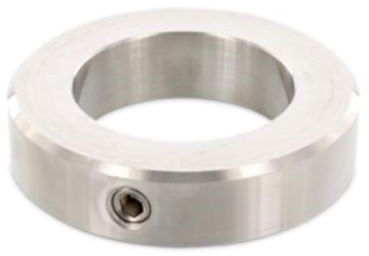 Adjuster washers with thread pin A15 stainless steel V2A 1 piece adjustment rings 15 x 25 x 12 mm DIN 705, thread pin - ShopVlot
