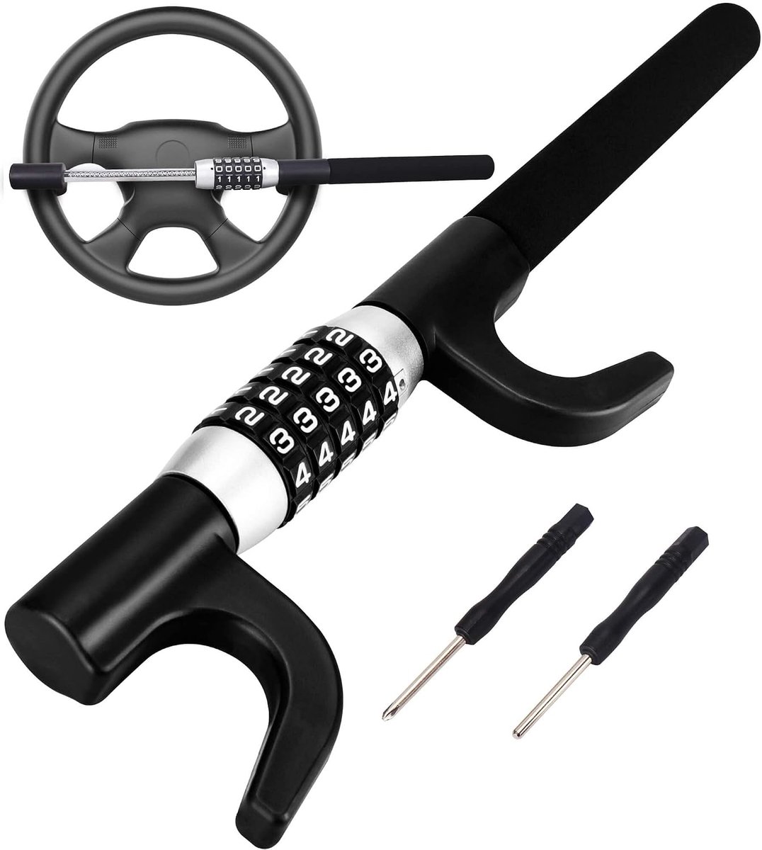 Tevlaphee Car Theft Protection, Reinforced, Passcode Keyless, Black - ShopVlot