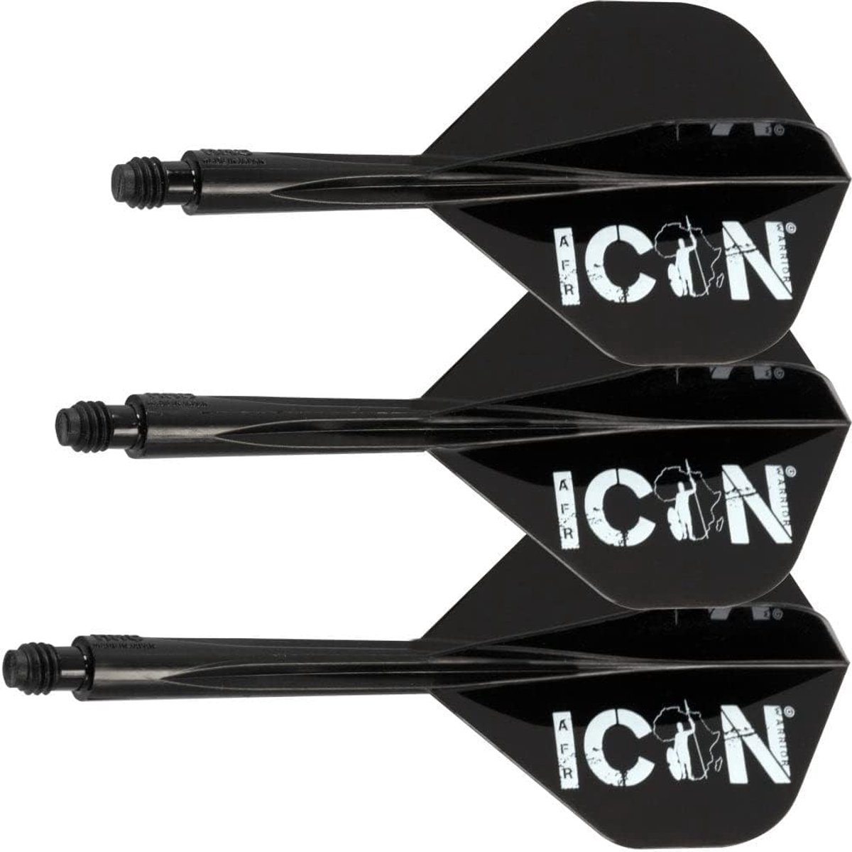Trinidad darts condor as standard africa warrior black l 33 5 m, 3 pieces. - ShopVlot