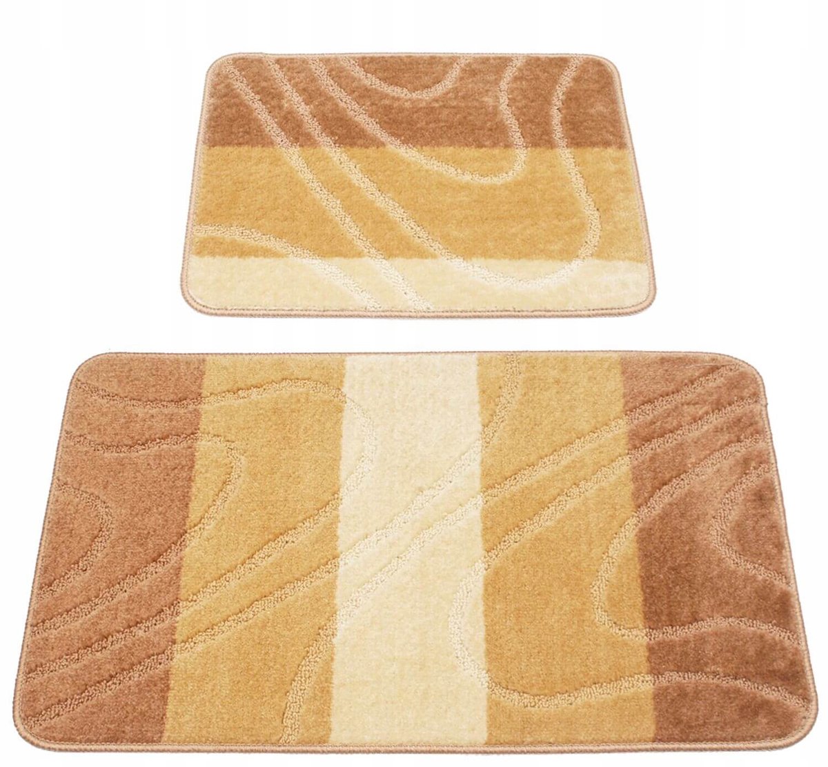 Set van 2 Zachte Antislip Badkamermatten 50x80 cm