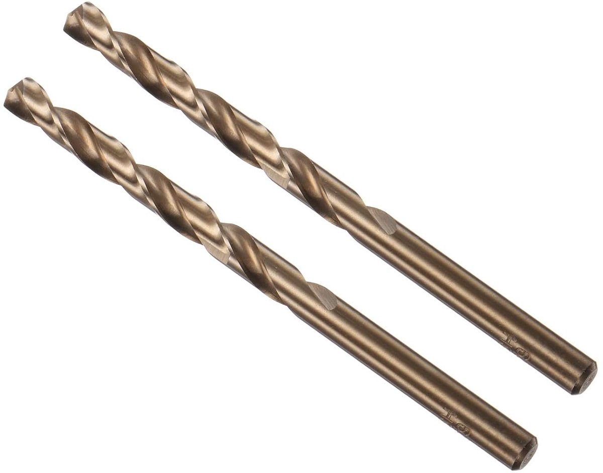 Twist boren 6,3 mm x 95 mm - hogesnelheidsstaal - kobaltmateriaal - perfect voor precisieboren - ShopVlot