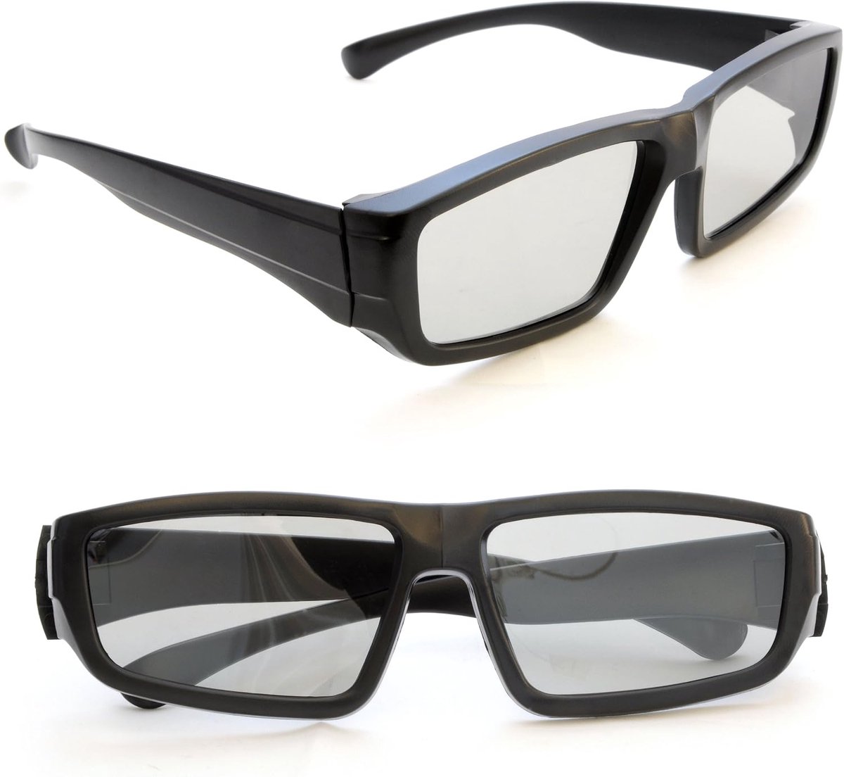 3D brillen passief 2-pack - cirkelgepolariseerd - inklapbaar plastic - ideaal voor 3D tv en films - ShopVlot