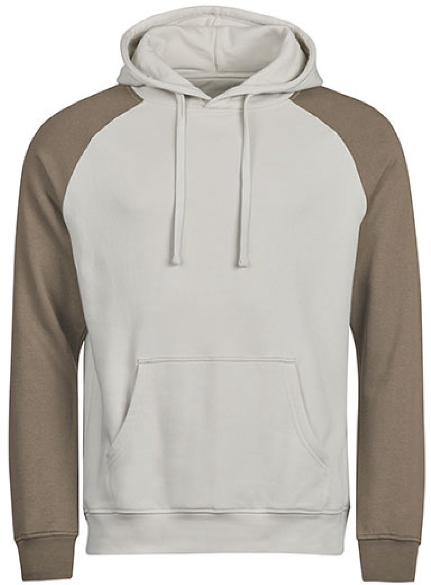 Tee Jays - UNLABELED Two-Tone Hooded Sweatshirt - Cement - XL