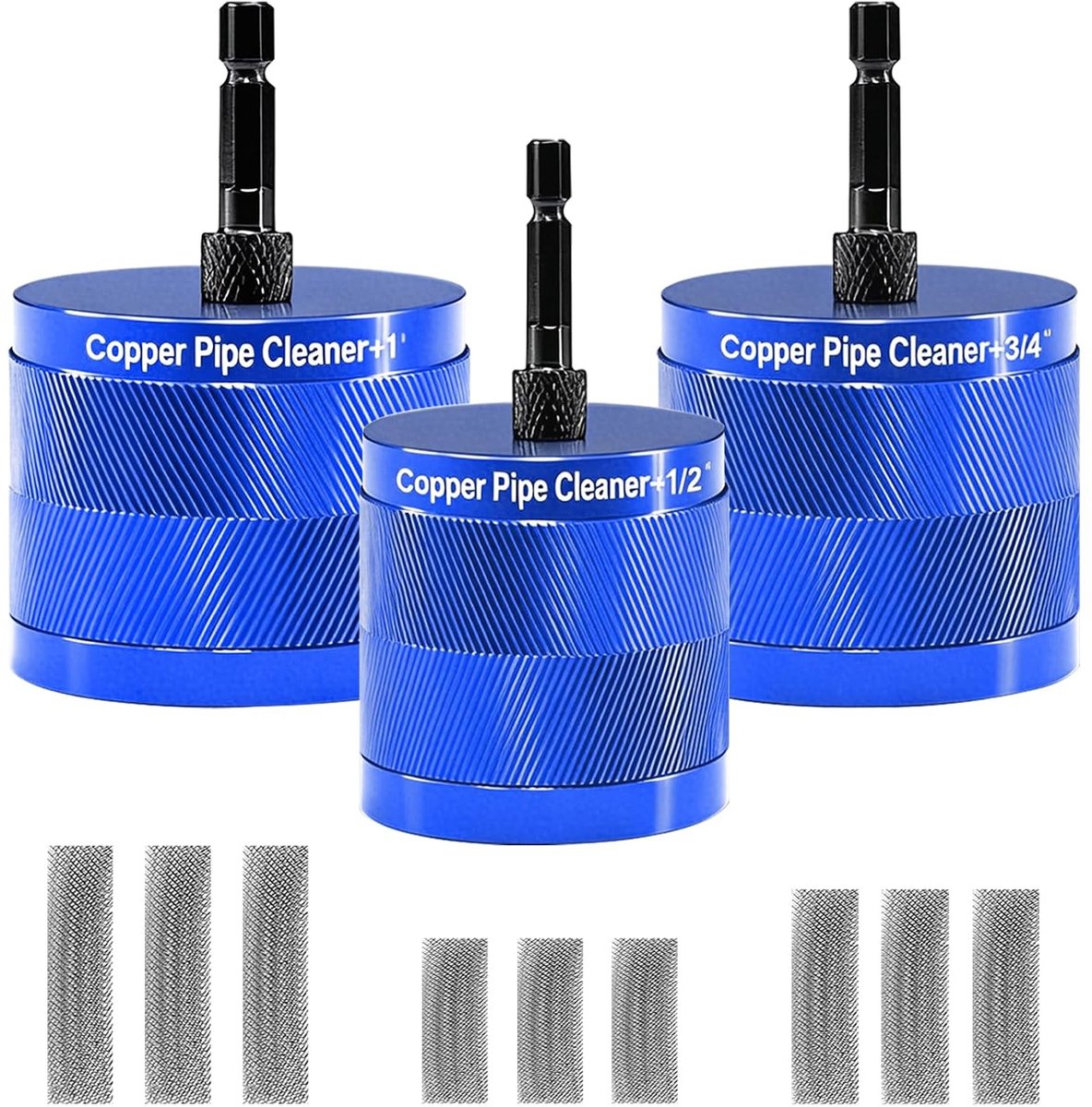 Koperen pijpenborstel 15mm/22mm/28mm - multifunctionele borstel - roestverwijdering - optimale reiniging - ShopVlot