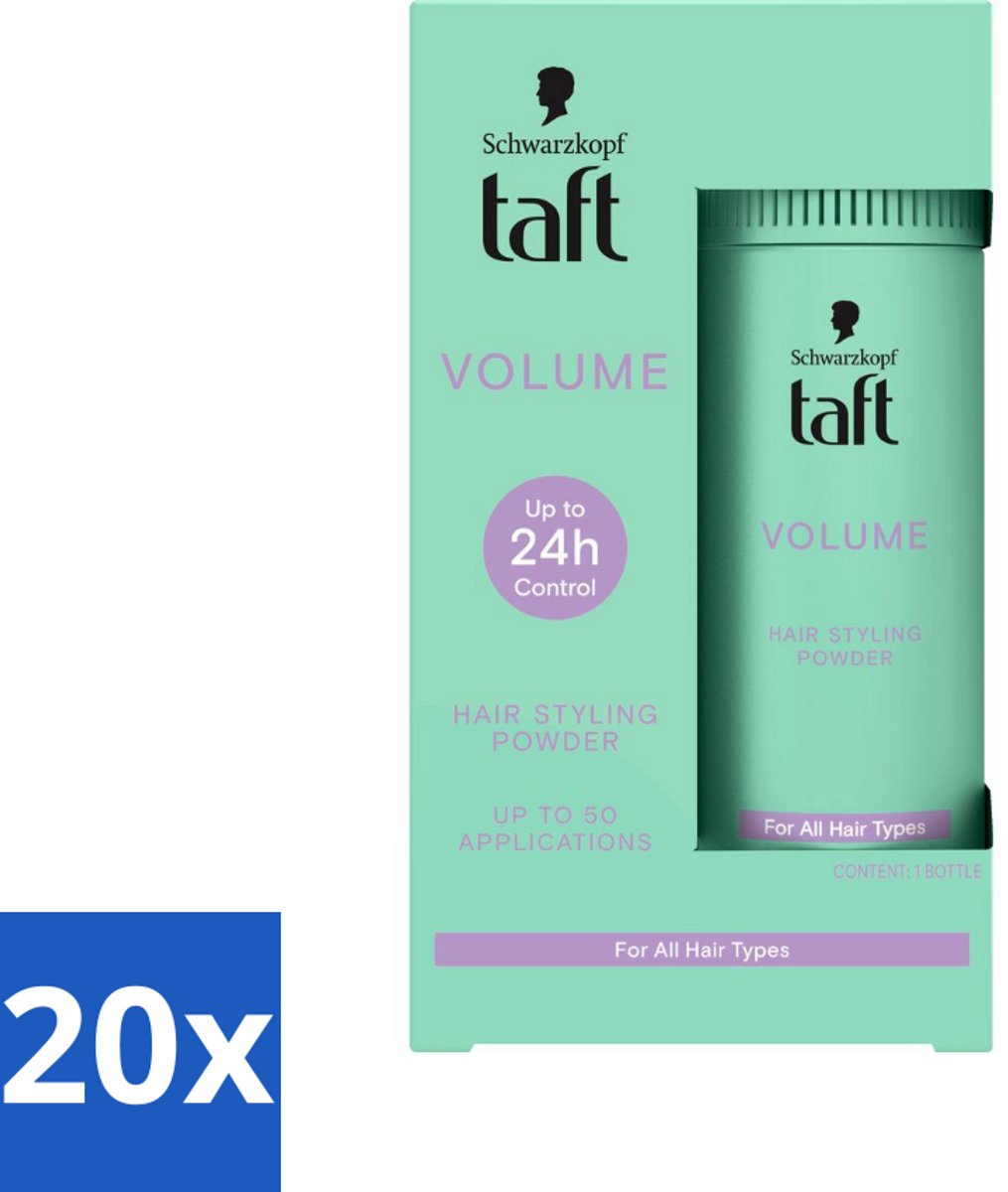Taft - Volume - Hair Styling Powder - Instant volume - 10 gr - Bulkverpakking - 20 stuks