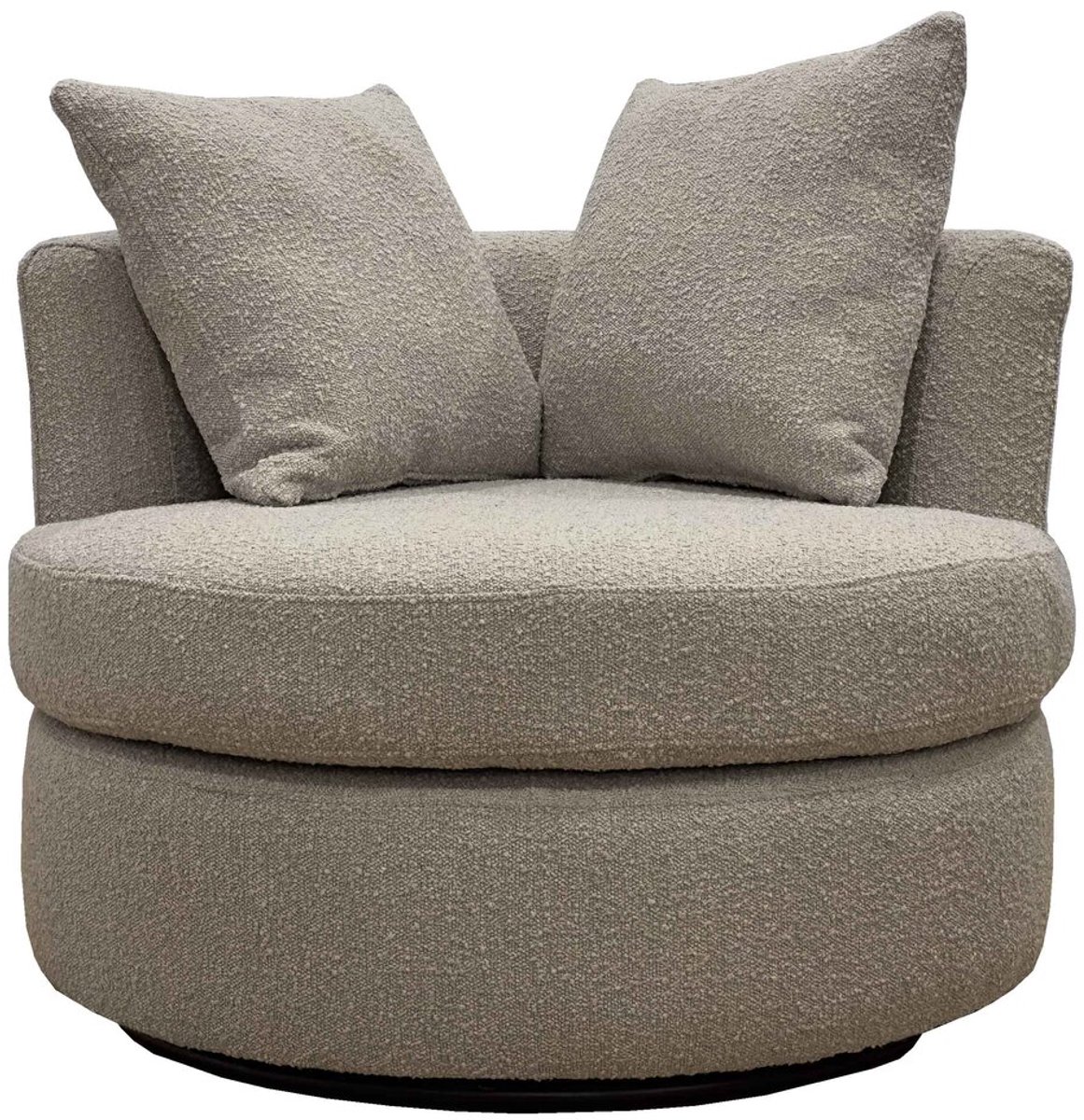 Giga Meubel Fauteuil Thony - Metaal/Schuimstof/Grenen - Taupe