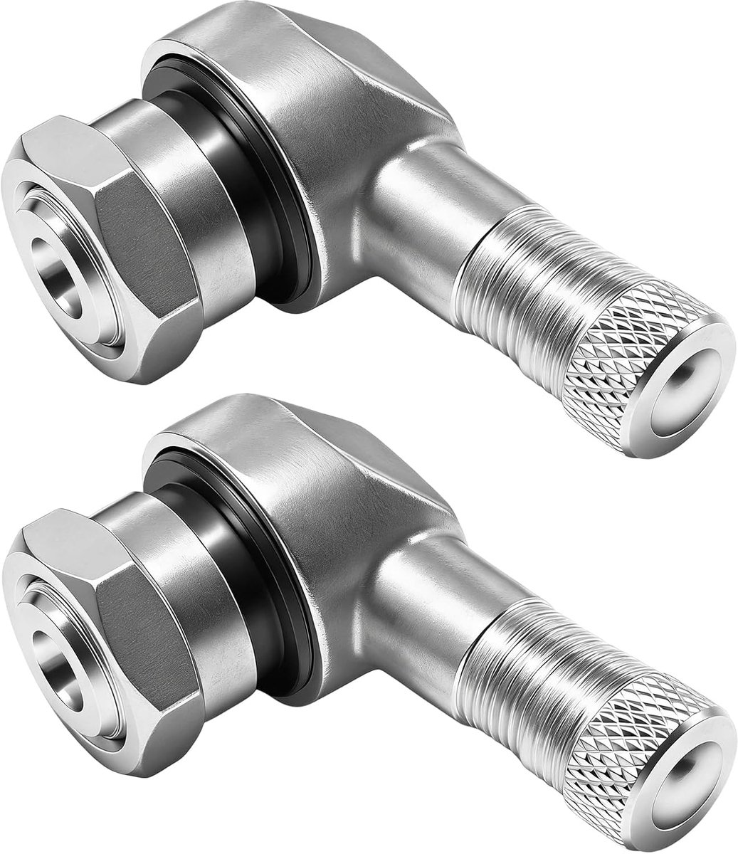 90° gebogen ventielstangen - aluminium legering 11,3 mm - tubeless ventieladapter - ShopVlot