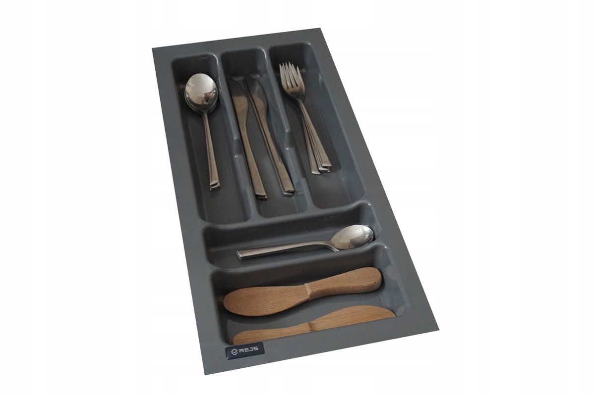 Rejs Besteklade Organizer Grijs - 30cm Breed