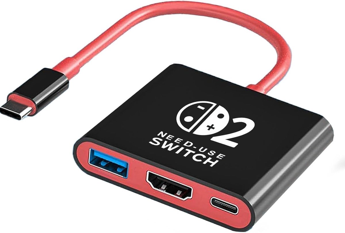 Docking Station for Switch 2 Charging 4K Play & PD100W Black - ShopVlot