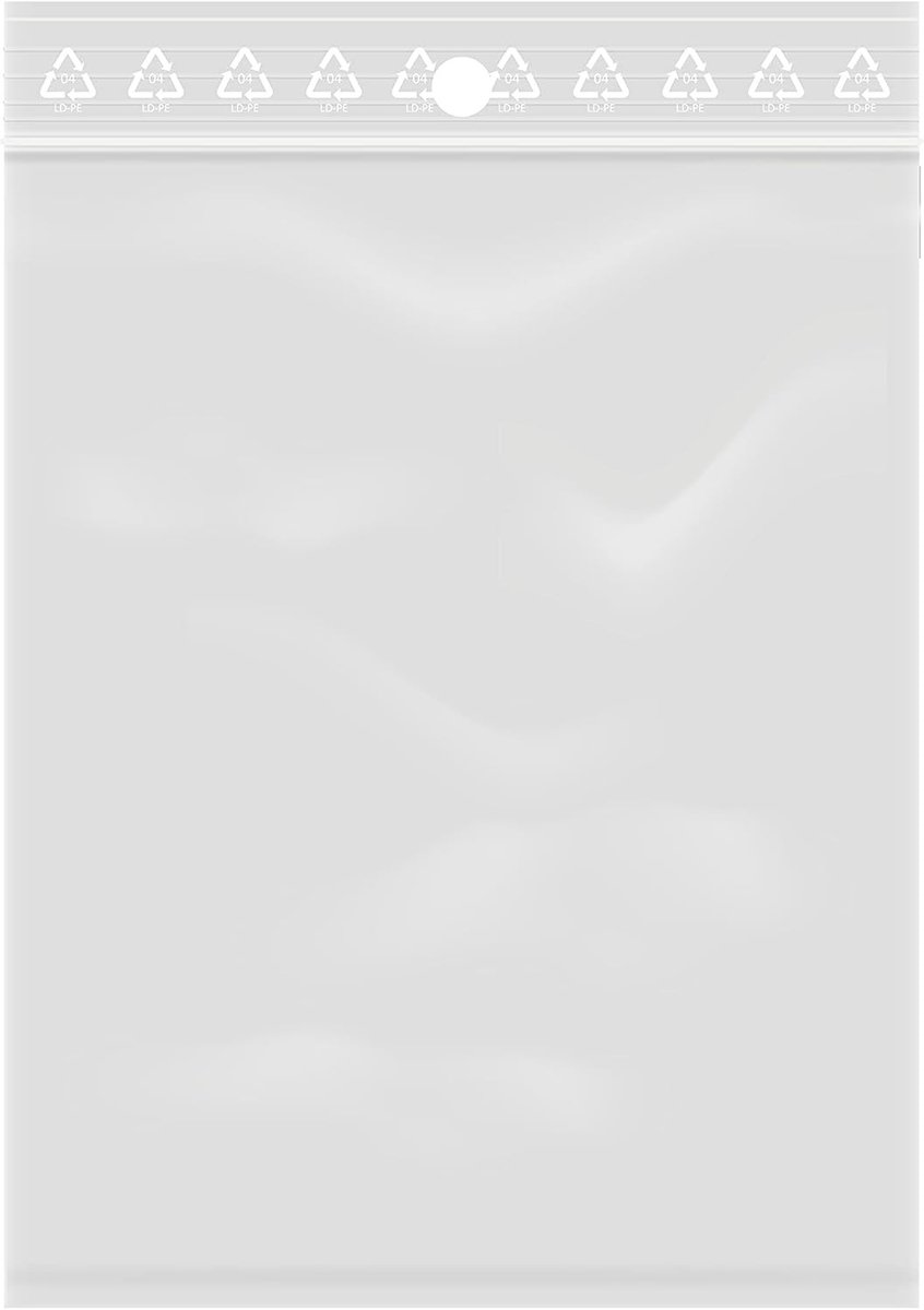 Hersluitbare zakjes zipsluiting - Transparant - 7 x 10 cm - Plastic Opbergzakjes - Voor levensmiddelen en accessoires