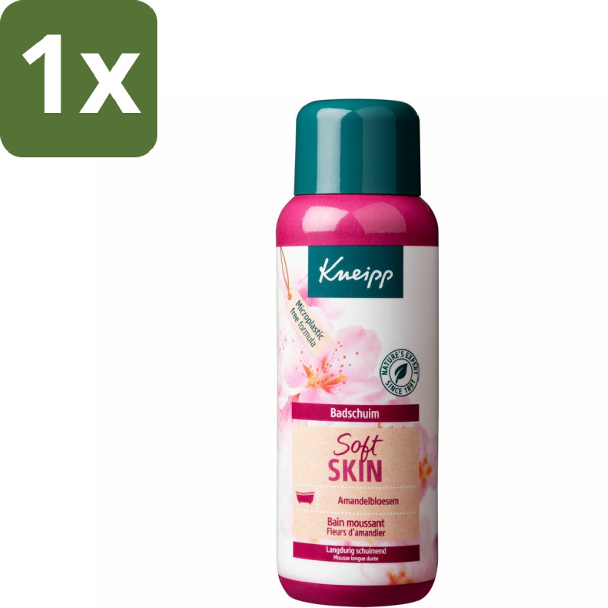 Kneipp - Badschuim - Amandelbloesem - Voor droge en gevoelige huid - 400 ml - 1 stuk
