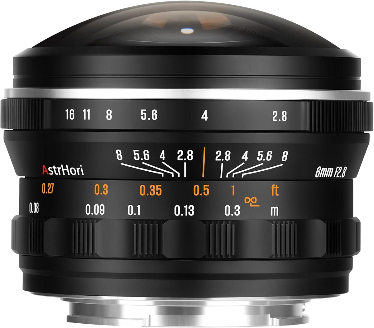 Fisheye lens 6mm F2.8 - Ultra wide angle - 220° cirkelvormig zicht - Creëer unieke effecten - ShopVlot