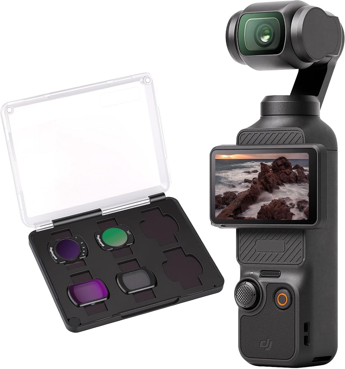 Fotofilter set 4-in-1 - CPL, nachtlicht, 1/4 Black Mist & VND2-32 - creatieve vrijheid bij dag- en nachtopnamen - ShopVlot