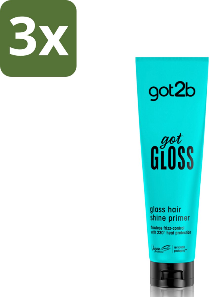 Got2B - Haarprimer - Got Gloss - 150 ml - Bulkverpakking - 3 stuks