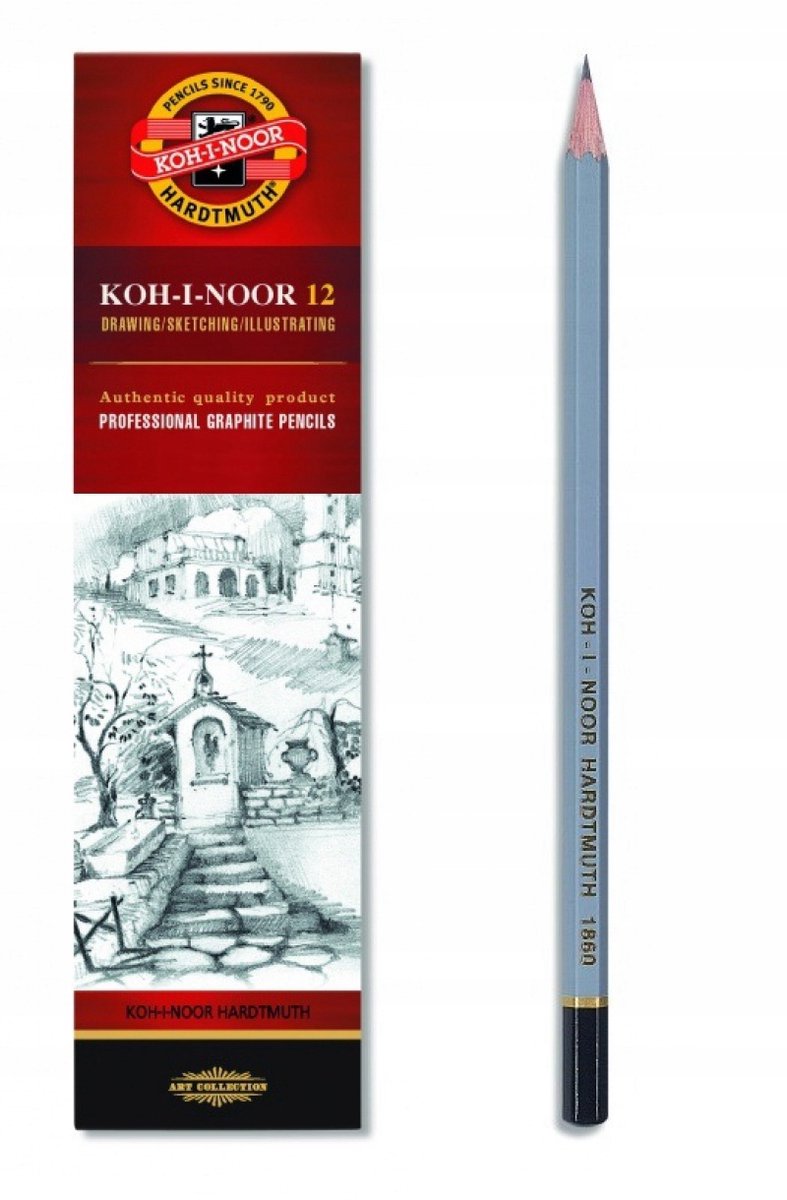 Set van 12 HB Tekenpotloden, Ideaal voor Schetsen en Tekenen