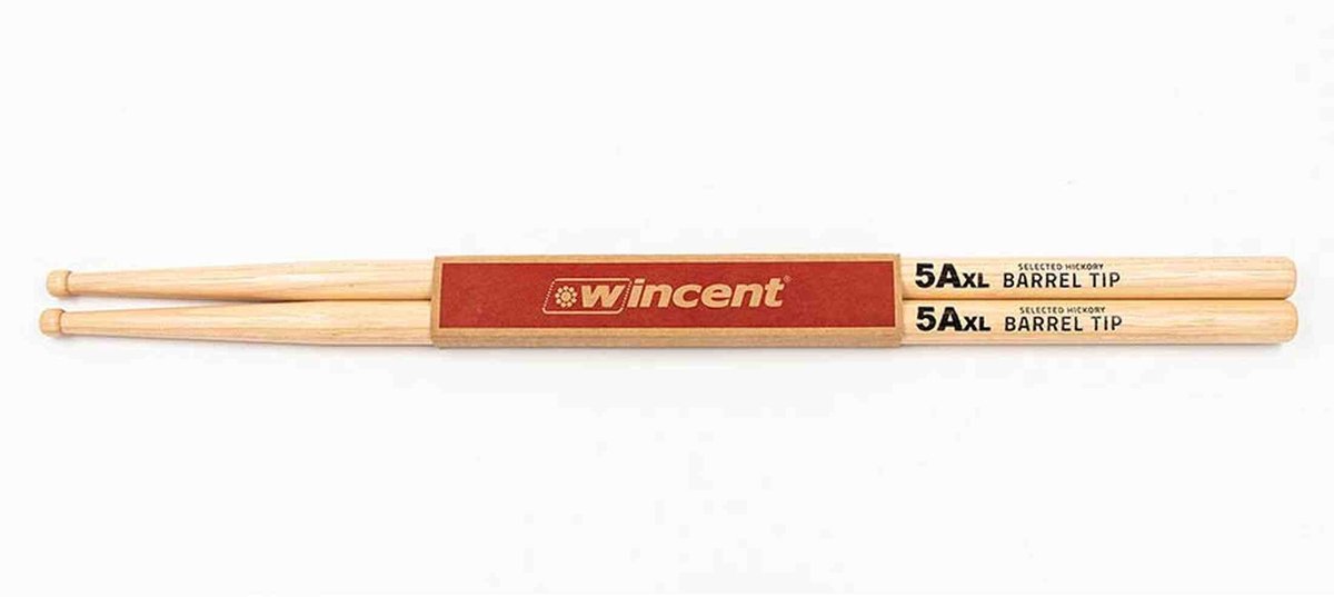Wincent W-5AXLBT drumstokken 5A XL Barrel Tip