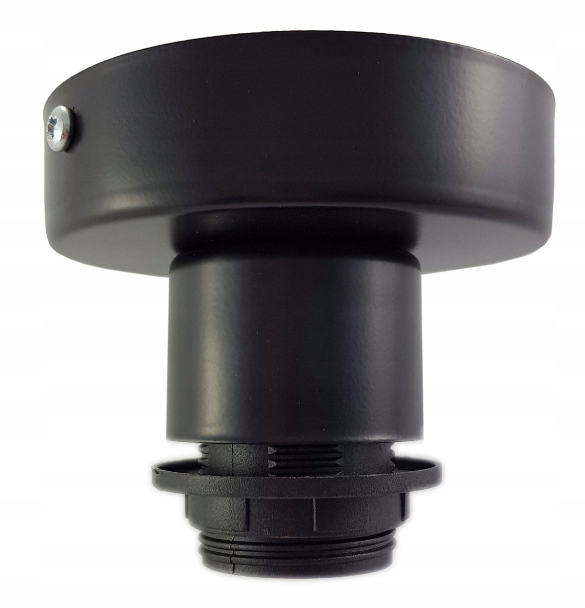 Loft Plafond Basislamp Metaal voor E27 Fitting - Zwart/Wit