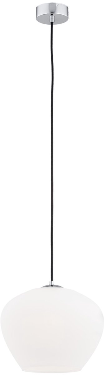Argon Kalimera Hanglamp - Mat Opaal & Chroom, E27
