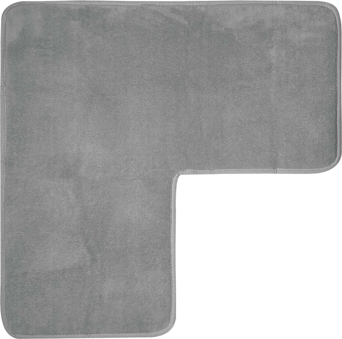 L-vormige badmat - Antislip en Zacht Absorberend - Badmat - Vloermat - Hoekdouche tapijt - Zacht koraalfleece - Veilig Douchen - Badkamer comfort - Antislip & Wasbaar - 80*80 cm - voor thuis, deur, wastafel, vloer, toilet, keuken, binnen en buiten